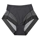 Couleur: noir, nu UKKO Culotte Gainante Femme Ventre Plat Slips Élastiques Hauts Pantalons Femmes Inthâques Culotte De Façonnage Au Corps Respirant sans Couture-Black,S