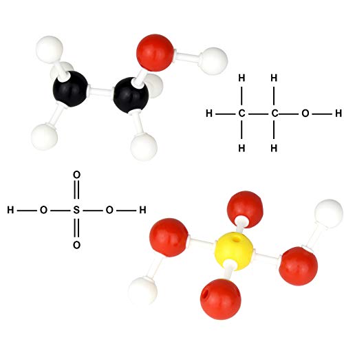 136Pcs Organic Chemistry Molecular Model Set For Student And Teacher Inorganic & Organic Academic Chemistry Education 59 Atoms & 76 Links Bonds & 1 Link Atoms Remover #TOP6