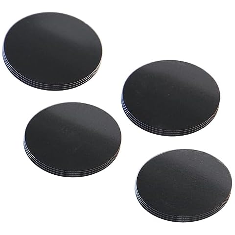 Kazozobi Removable Bottoms Replacement Discs for 12 Cavity Mini Cheesecake Pan, 48 Pieces Cover