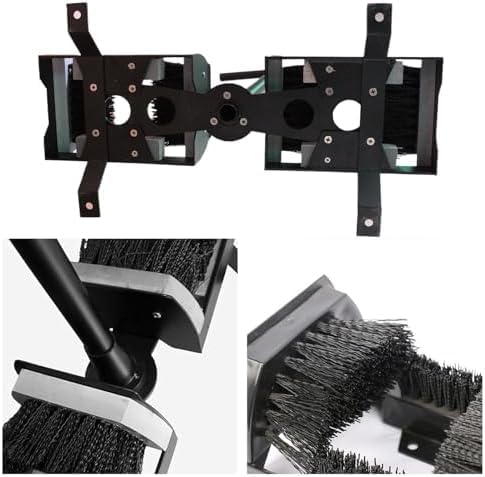 Rascador de botas resistente con cerdas rígidas de doble cara para una eliminación eficiente del barro, ideal para lluvia, senderismo y botas de fútbol, perfecto para entradas de granja y jardín