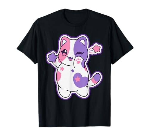 Meemeow Cats Plush Squishy Birthday Decorations T-Shirt