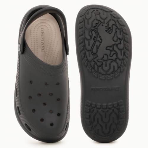 Image of Red Tape Slider Clogs for Men for Everyday Comfort| Casual Pool Sliders.
