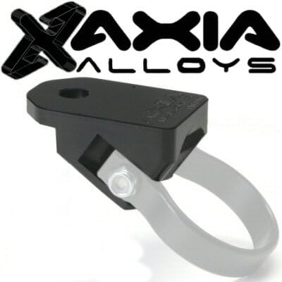 Axia Alloys Polaris RZR XP1000 black Whip Antenna Mount 1/2 Inch Hole For 35 Degree Tube Dune Buggy Sand Rail