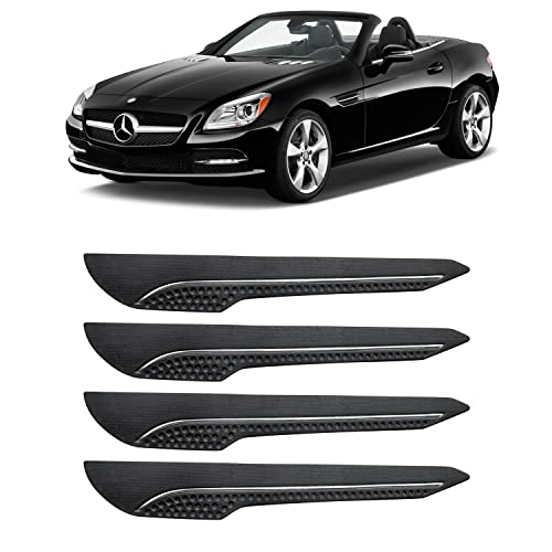 Image of AOSIS-Car Bumper Protector /Bumper Guard for MercedesBenz SLK with Single Chrome Stripe (4-Pcs)