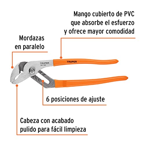 Pinzas de plomero 9 pinzas de plomero marca TRUPER (2)