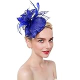 ❤Damen Elegant Fascinator Hut Braut Hair Clip Accessoires Cocktail Royal Ascot
