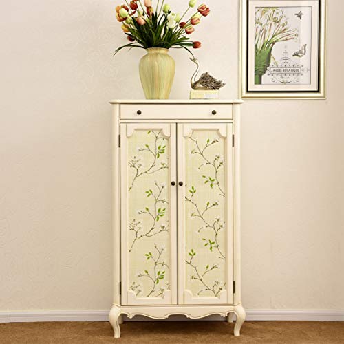 Fodahrws Green Leaf Wallpaper 17.71"X 472" Tree Leaf Wallpaper Stick And Peel Rustic Floral Contact Paper Leaves Removable Self Adhesive Wallpaper For Bedroom Cabinets Backsplash Shelf Liner #TOP1