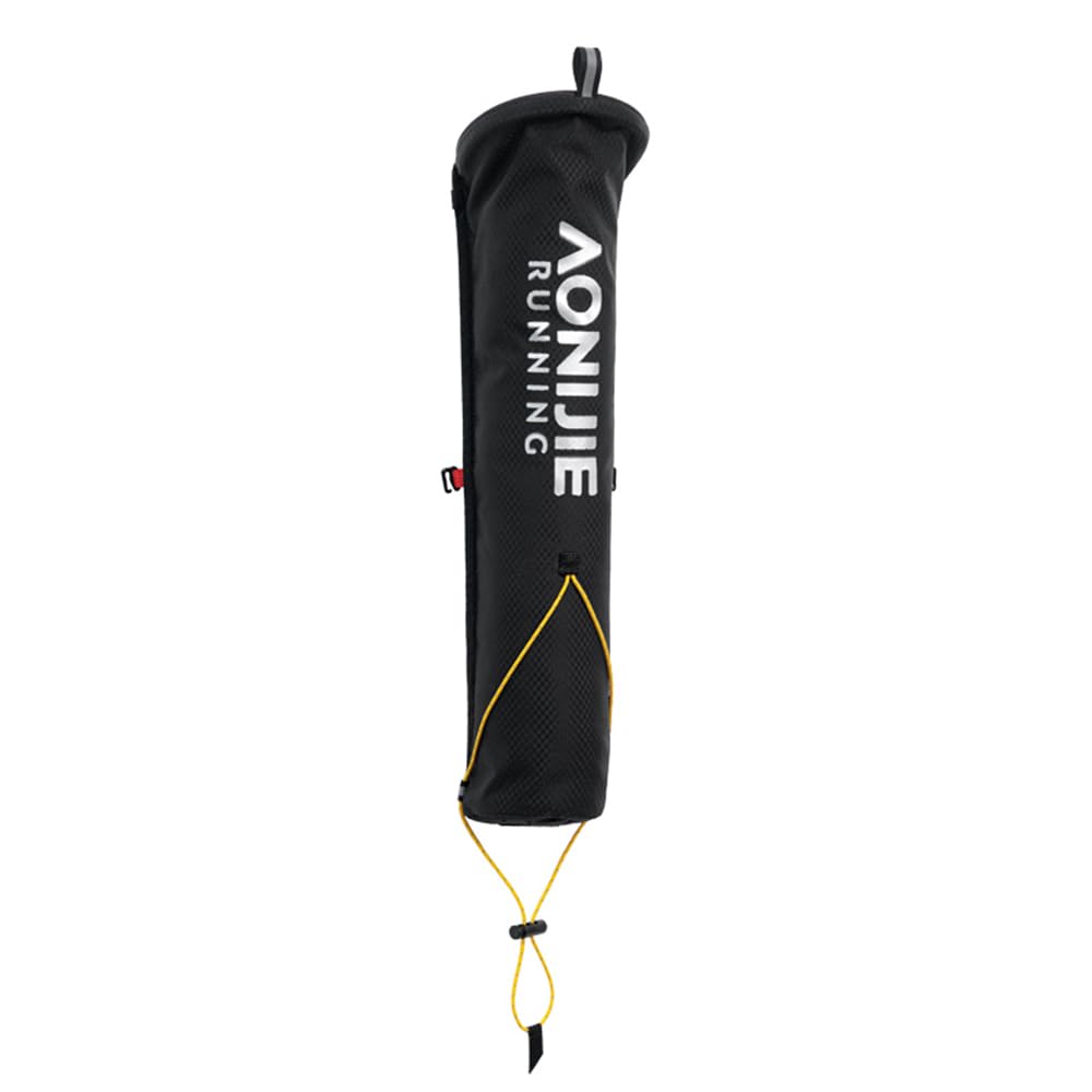 Sac De Transport Pour Bâtons De Randonnée – Housse En Nylon, Fermeture à Cordon, Bandoulière Réglable – Noir