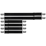 [Arklove] 強風対策 テーブルクリップ テーブル固定バンド 調節可能ストラップ 厚い長椅子対応 アウトドア ピクニック 花見 車のカバー 簡単取り外し ナイロン製 清潔保持で安心 [並行輸入品]