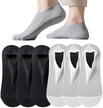 Ultra Thin Liner Non Slip No Show Socks, Invisible Ice Silk Breathable Socks, Unisex Low Cut Liner Sock