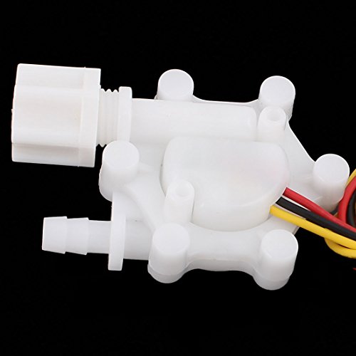 Sensor de flujo de agua G1/4 rosca de 6 mm mini caudalímetro Sourcingmap 0,3-3L/min 2