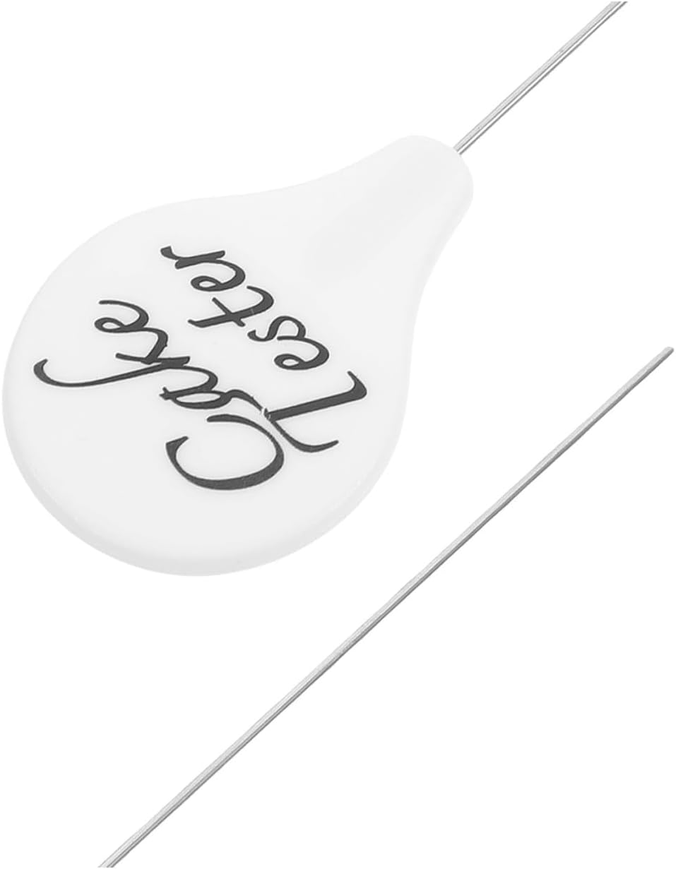 6pcs Stainless Steel Cake Tester Needles Reusable Baking Tools for Cake, Muffin, and Bread Testing in Home Kitchen Baking Supplies