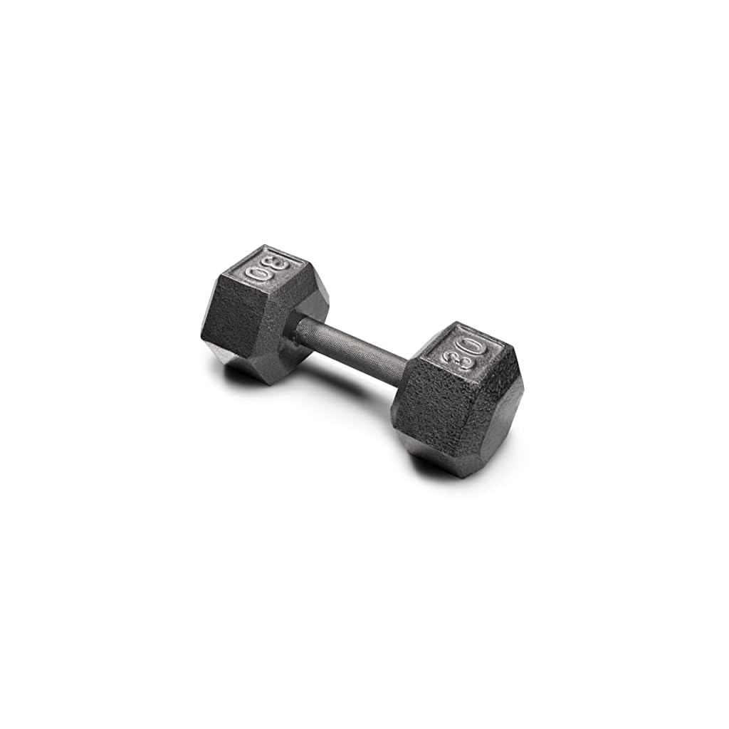 Weider-Cast-Iron-Hex-Dumbbell