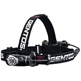 GENTOS(ジェントス) LED ヘッドライト 【明るさ210ルーメン/実用点灯6時間/後部認識灯/自動調光】 単3形電池3本使用 GT-301D ANSI規格準拠 高耐久 プロ向け