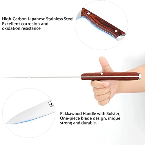 Knife Set, Imarku Kitchen Knife Set For Kitchen With Block, 10 Piece Knife And Cutting Board Set With Block, Japanese Chef Knife Set Professional Knives Set For Kitchen #TOP3