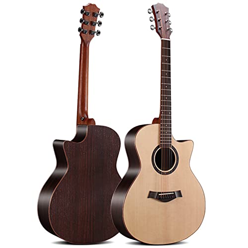 MEIeynt Table en épicéa pour débutants Pleine Taille de 40 po Ensemble de démarrage pour Guitare Acoustique avec étui… - Les Beatles, Paul McCartney, John Lennon, RIngo Starr, George Harrison MEIeynt Table en épicéa pour débutants Pleine Taille de 40 po Ensemble de démarrage pour Guitare Acoustique avec étui…
