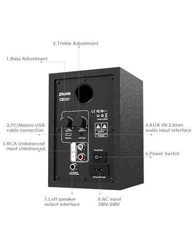 OHAYO C6-Black Computer Speakers の商品画像 6