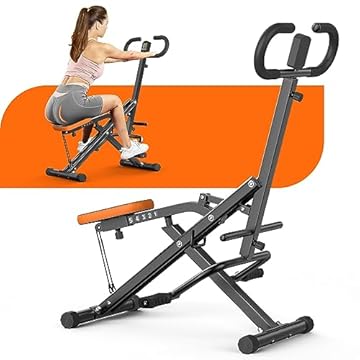 Dskeuzeew - Cyclette Power Body, attrezzatura per allenamento degli addominali, attrezzatura per palestra domestica, per addome, braccia, gambe, schiena e glutei