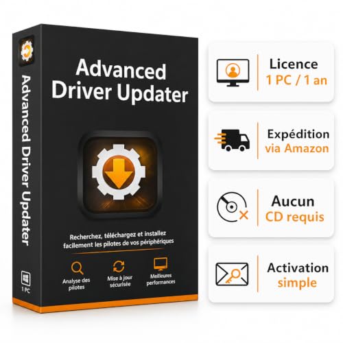 Systweak - Advanced Driver Updater - Software para Windows Device Drivers - 1 PC, 1 ano | Baixe e atualize drivers facilmente | (Keycard Dostawa pocztowa- sem CD)