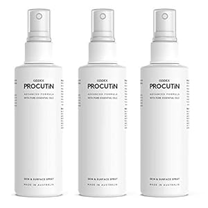 Procutin by Ozidex – Rosacea | Dermatitis | Acne | Solution to Demodex | Natural Herbal Formula | PACK OF 3