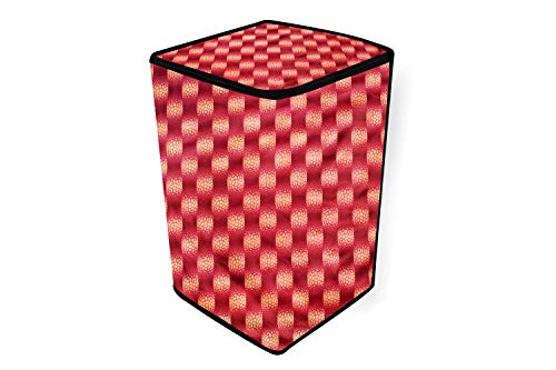 Image of Stylista Washing Machine Cover Compatible for Samsung 7.0 Kg Fully-Automatic Top Loading WA70N4420BS /TL Gingham Red