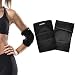 ONTYZZ Niños Cojines de Codo Ajustable Apoyo de Codo Niños Protector de Codo con SBR Pad para Ciclismo Bailando Voleibol Arrastrándose Negro/S