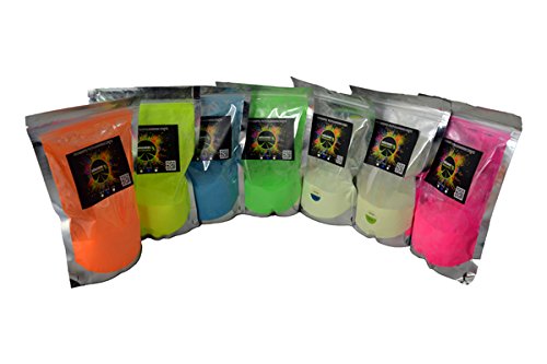Pigment fluorescent vert base solvant 500g phosphorescent
