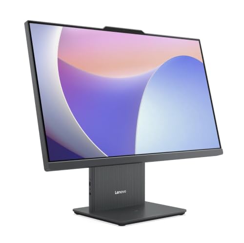 Image of Lenovo IdeaCentre 24ARR9 Professional All-in-One 23.8 inch Touchscreen IPS FHD Display (AMD Ryzen 3 7335U, 8GB DDR5, 512GB PCIe SSD, AMD Radeon 660M, WiFi 6, Webcam, Win 11 Home) w /DKZ USB Port Expander
