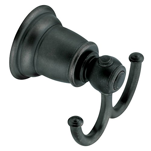 Moen Yb5403Wr Kingsley Double Robe Hook, Wrought Iron #TOP15