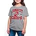 Junk Food Unisex Child NFL Team Helmet Kids T-Shirt, Grey, Medium US