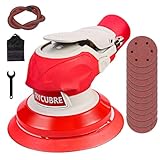 Levigatrice pneumatica da 5 pollici - Levigatrice pneumatica da 13000 giri/min per carrozzeria auto, levigatrici orbitali casuali a palma per lavorazione del legno, lucidatura automatica, levigatura