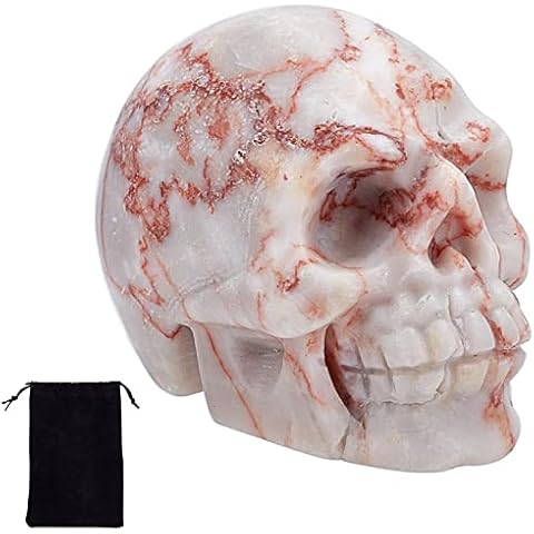SUNNYCLUE Skull Stone Figurine Decoration Cover