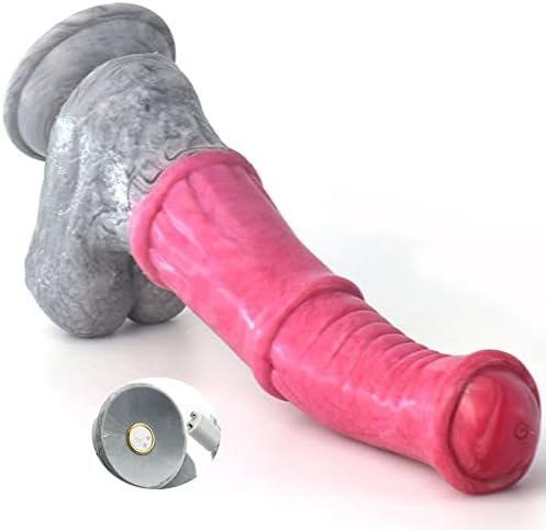 Realistic Vibrator Vibrating Dildo Vibration Machine, Dildos Vibrator Electric Anal Butt Plug Adult Sex Toys for Women with Suction Cup, Rechargable