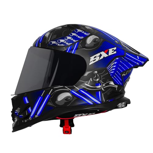 Image of Steelbird SBH-61 SXE X2 Pinlock ISI and Dot Certified Full Face Helmet for Men and with Inner Silver Sunshield