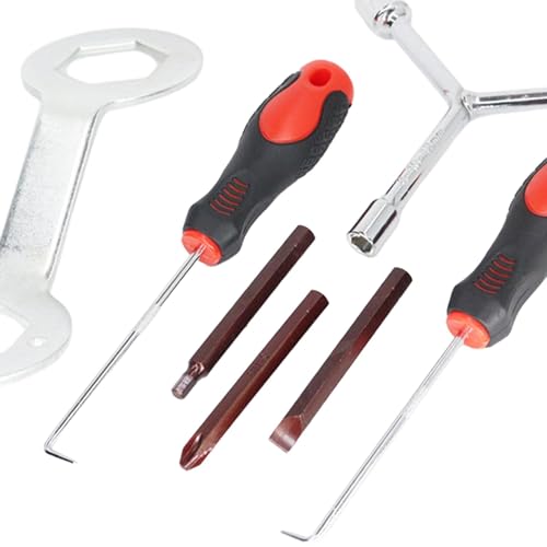 Kit de herramientas para lavarropas 7 piezas metal miniatura 6