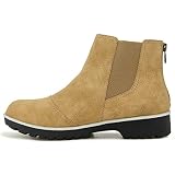 JBU by Jambu Women's Peacock Water Resistant Ankle Boot, TAN, 10