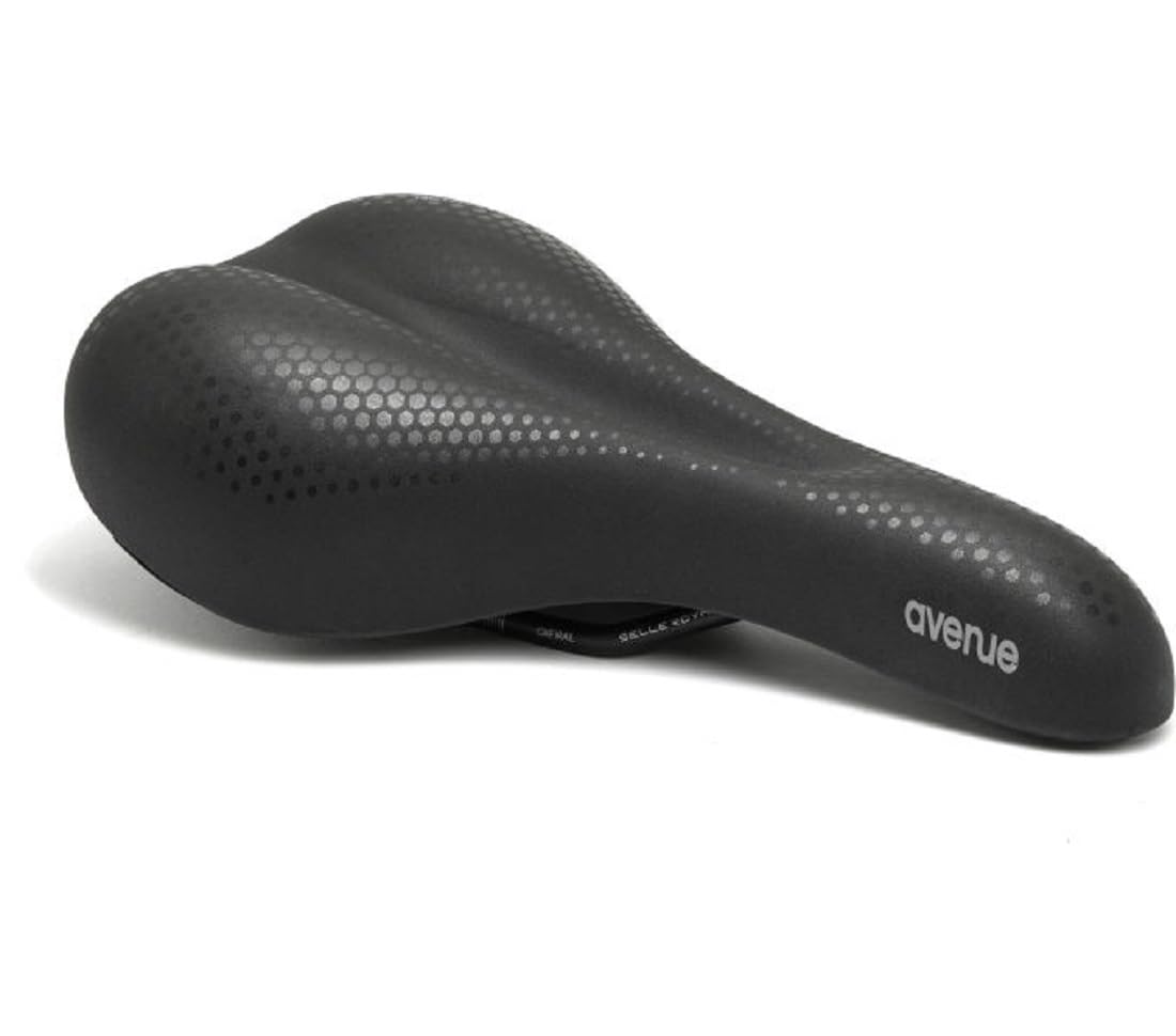 Selle Royal Avenue Royalgel Selle de vélo noire unisexe avec sonnette de vélo