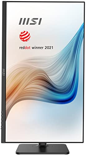 Image of MSI PRO MP243XW 23.8 Inch 1920 X 1080 Full HD LCD Monitor: 100Hz High Refresh Rate, Crisp Visuals, Ergonomic Design, Blue Light Reduction, Seamless Connectivity, White