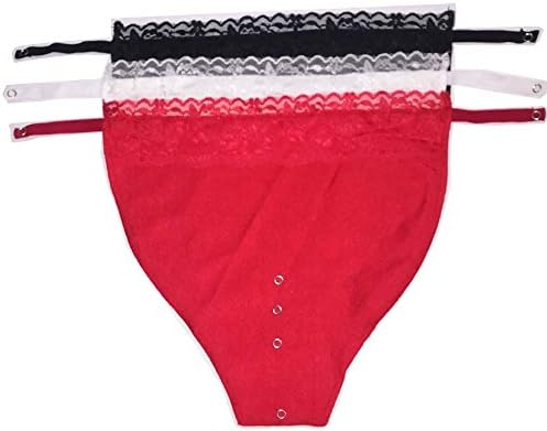 Metyou 3Pcs Over Size Lace Clip-on Mock Camisole Bra Insert Overlay Modesty Panel for CDEF Cup