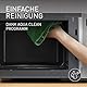 Panasonic NN-GD39QSEPG Grill-Mikrowelle mit Steam+ Topf, 29 l, 1000 W, automatisches Auftauen, Kombinationsgaren, Timer, Silber & Edelstahl