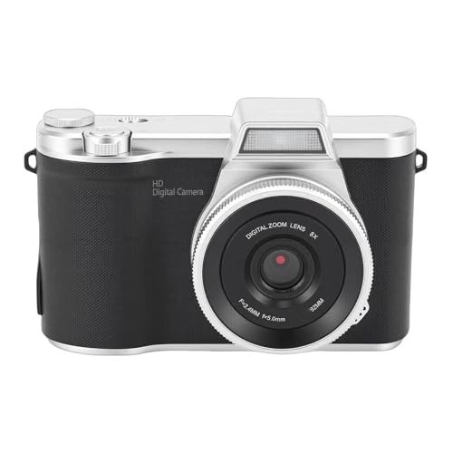 Focket Fotocamera Digitale, Fotocamera Mirrorless da 48 MP 1080P Schermo