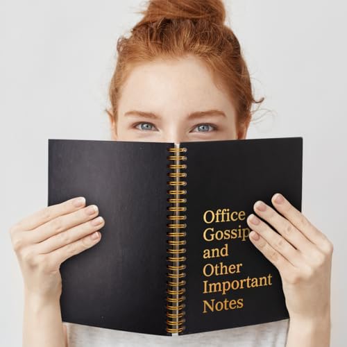Cadeau d'adieu collègue travail : carnet à spirale 160 pages - 5