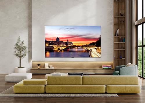 Glimpse of OLED65C6PUA settings menu on screen