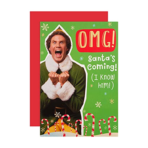 Hallmark Kerstkaart - Funny Warner Bros, OMG!' Elf Design