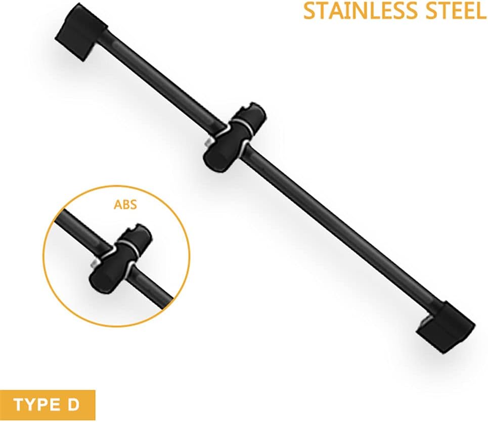 KEHAIOO Matte Black Shower Sliding Bar Wall Mounted Shower Bar Adjustable Sliding Rail Set Stainless Steel/Brass Lifting Rod