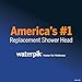Waterpik One-Touch Dual 2-in-1 Shower System With Rain Shower Head and 7-Mode Hand Held Shower Head, Brushed Nickel XPB-139E-769ME