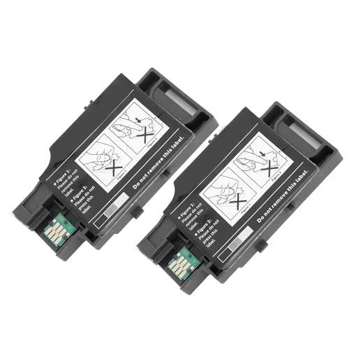 ViaGasaFamido Tintenwartungsbox, Premium-ABS-Abfalltintenpatrone für WF 100 WF 100W PX S05B S05W, 3-Wege-Einfachnachfülldesign Reduziert die Druckkosten bei Gleichbleibenden Ergebnissen