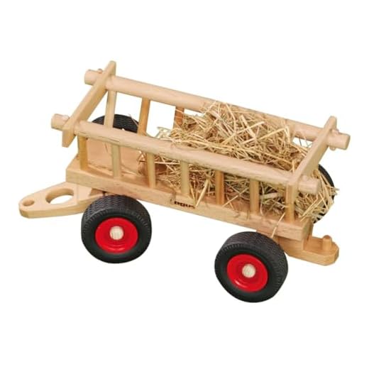 Fagus 10.23 Madera Madera - Juguetes de Arrastre (Madera, Madera, Niño/niña, 4 Rueda(s), Negro, Rojo, 290 mm)