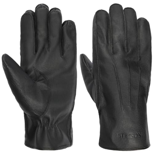 Guantes de piel Stetson Janesville evitan manos frias en invierno de hombre