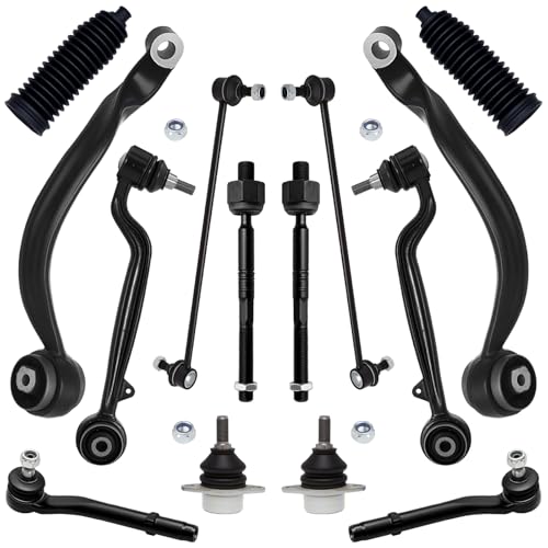 AUQDD 14Pc Front Suspension Kit Fit For 2003-2012 La-nd Ro-ver